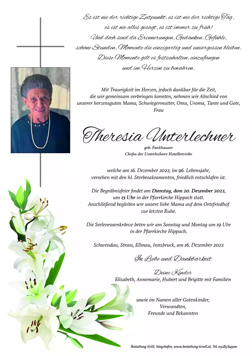 Parte von Theresia Unterlechner